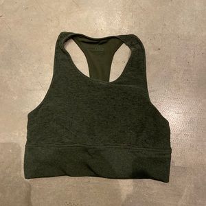 Alo green long sports bra
